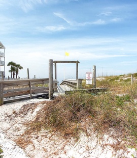Beach access is a block away 