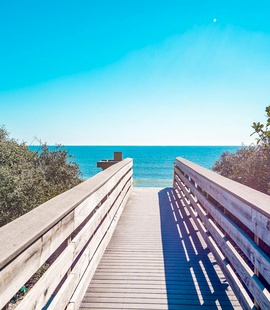 Boardwalk beach access 