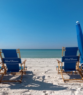 Island Princess beach chairs