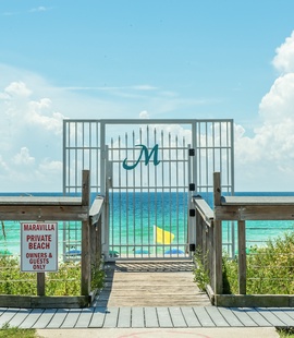 Private Beach Entrance  Maravilla