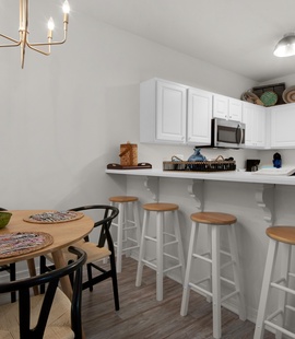 Dining plus eat-in bar seating