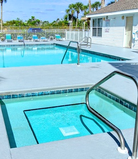 One of the two Pools at Gulf View!