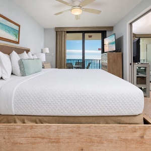 Unwind after a day at the beach and stream your favorite shows in the master and wake up to the sound of gentle waves