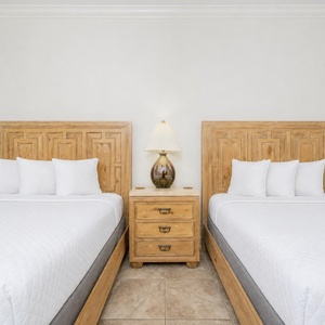 Experience blissful nights nestled in this queen guest suite, perfect for unwinding with family