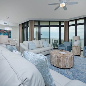 The Oasis 2509 Orange Beach, Alabama, beach front, 3 bedroom condominium on the 25th floor