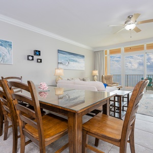 Savor a family meal or enjoy a fun game night with beach views and create lasting memories with loved ones