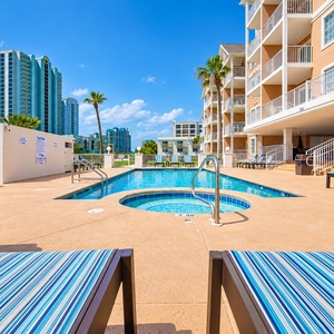 Take a dip in the pool and hot tub with stunning beach views, perfect for unwinding after a day of adventure