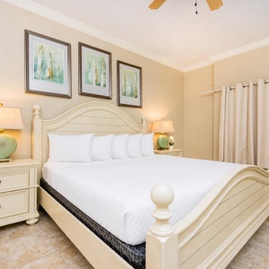 Discover restful nights on the king bed in this guest suite, complemented by tranquil decor for your perfect getaway