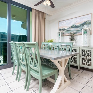 Savor a family meal or enjoy a fun game night with the coastal vibe and create lasting memories with loved ones