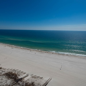 Watch the coastline stretch into the distance and the horizon meet the sky from your balcony while you soak up the sun