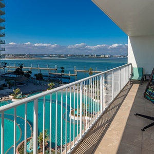 Caribe The Resort D416, 28103 Perdido Beach Blvd, Orange Beach, Alabama, gulf and bay view, 2 bedroom condominium