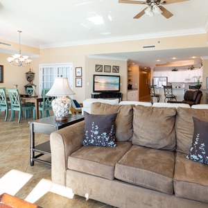 Gather in this inviting living space, enjoying laughter and the coastal vibe while sharing unforgettable moments