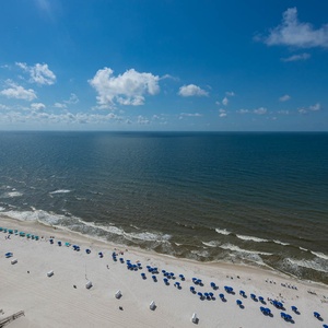 Breathe in the fresh coastal air as you take in the beautiful beach views from your spacious balcony