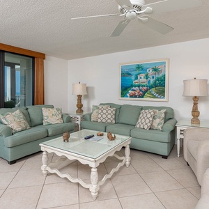 Phoenix VI 6208, Orange Beach, Alabama, beach front, 3 bedroom condominium on the 2nd floor with redesigned balcony