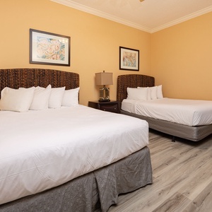 Drift into restful nights on two queen beds in this guest room that invites relaxation after beach adventures