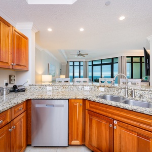 Create delicious meals in this inviting kitchen, where the coast view inspires your culinary adventures