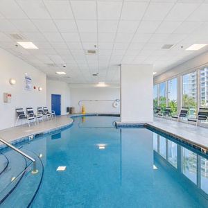 Take a refreshing swim year-round in the inviting indoor pool