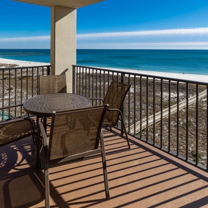 Experience seemingly endless coastline views of the horizon as waves lap the shore and the sun glistens over the water