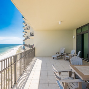 Savor tranquil moments on your balcony, soaking in the coastal vibe while enjoying the panoramic views
