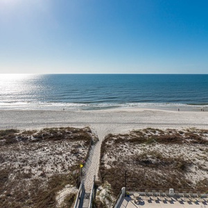 Beach views from this inviting space are perfect for relaxation and unwinding by the shore