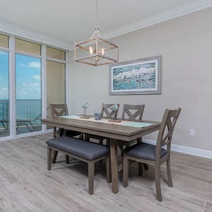 Enjoy a fun game night or family meal with beach views and experience memorable vacation moments
