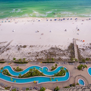 Lounge in the lazy river on floats, brave the fun waterslide, relax in indoor hot tubs, or cool off in the indoor pool