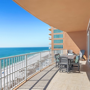 Experience seemingly endless coastline views of the horizon as waves lap the shore and the sun glistens over the water