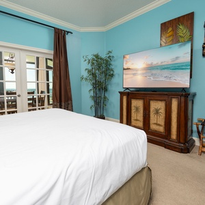 Relax after a fun beach day and stream your favorite shows from the cozy king bed in the master suite