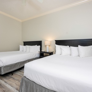 Relax in the softness of this queen guest suite, ready to recharge for another beach day with family comfort all around