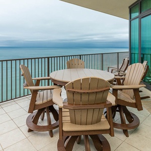 Take in the stunning views and refreshing sounds from your beachfront balcony