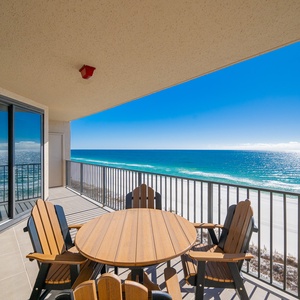 Enjoy the breathtaking views of the sparkling waters and white sands along the shore inviting you to spend a day on the beach