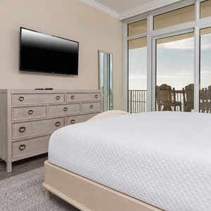 Unwind after a day at the beach, stream your favorite shows in the master, and wake up to the sounds of the coast