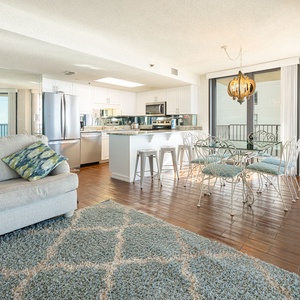 Unwind on the sofa with a queen sleeper while savoring coastal views and laughter shared with family
