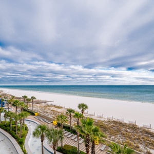 Breathe in the coastal vibe from your balcony while enjoying the tranquil views and sounds of the beach