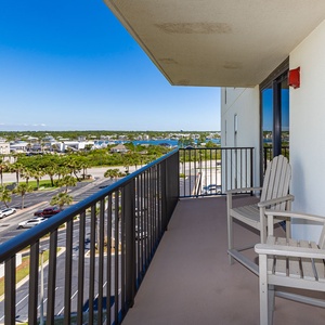 Your balcony offers quiet moments listening to distant waves while you watch boats drift near the shore
