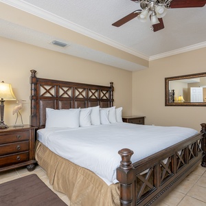 Unwind in this relaxing king guest suite and drift off into a peaceful slumber