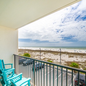 Sip your morning coffee from your balcony while enjoying the calming sights of the coast