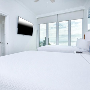 Stream your favorite shows or enjoy a good movie after a beach day in this charming guest suite