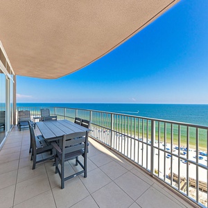 Imagine sitting at the balcony table, breathing gulf air as the beachfront stretches to the horizon