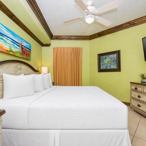 Unwind after a day of adventure and stream your favorite shows in the master suite
