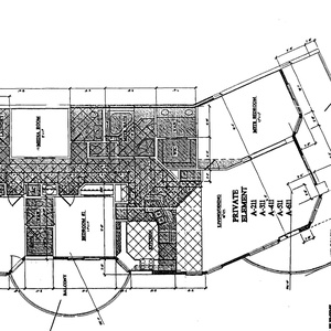 The floor plan showcases a well-designed layout with spacious living areas, three bedrooms, and a spacious balcony