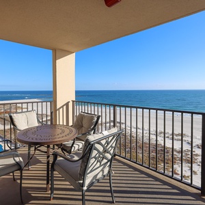 Enjoy the expansive views and gentle breeze from your balcony