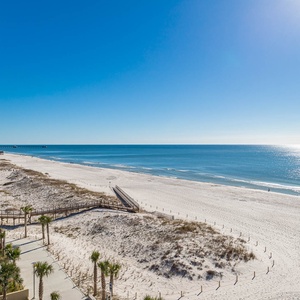 Stunning views of the tranquil waters and shoreline from your balcony, perfect for relaxation and soaking in the sun