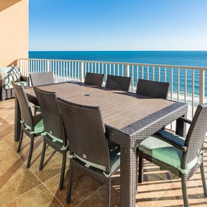 Gather on the balcony with loved ones, savoring the coastal breeze and breathtaking beach views