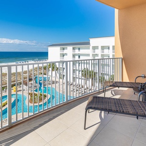 Imagine lounging on the balcony chaises with binoculars, discovering new sights and the sound of waves and seagulls