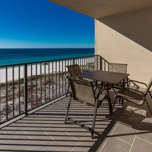 Savor your morning coffee at the outdoor table, enjoying refreshing views and gentle beach breezes