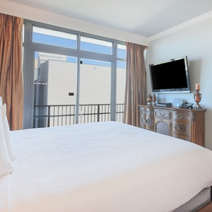 Unwind after a day at the beach, stream your favorite shows in the master, and wake up to the sounds of the coast