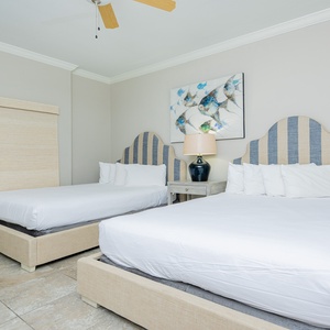 Relax in the welcoming queen guest suite, where plush beds invite you to unwind after a day of beachside adventures