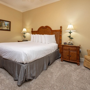 Unwind in this relaxing king guest suite and drift off into a peaceful slumber