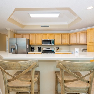 Wake up with morning coffee at the breakfast bar and get ready for a day of adventure